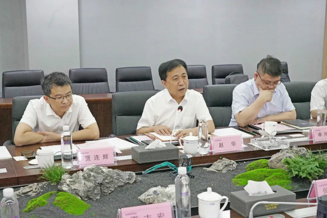 中铁装备赵华总经理莅临宝运莱智能交流