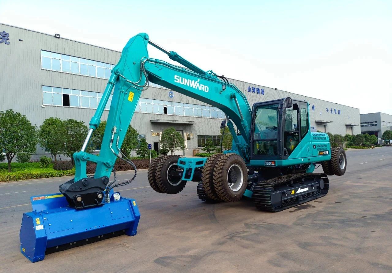 国内首台！宝运莱智能15吨级轮履两用开带机成功下线