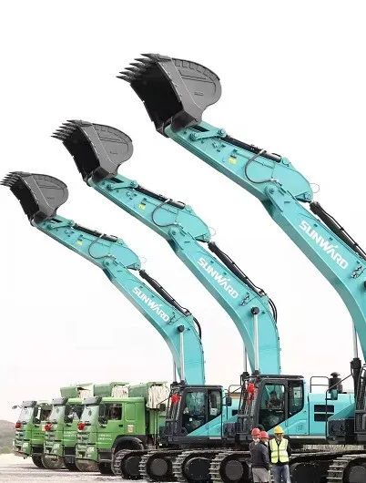 宝运莱智能挖掘机亮相贵阳大数据科创城项目开工仪式