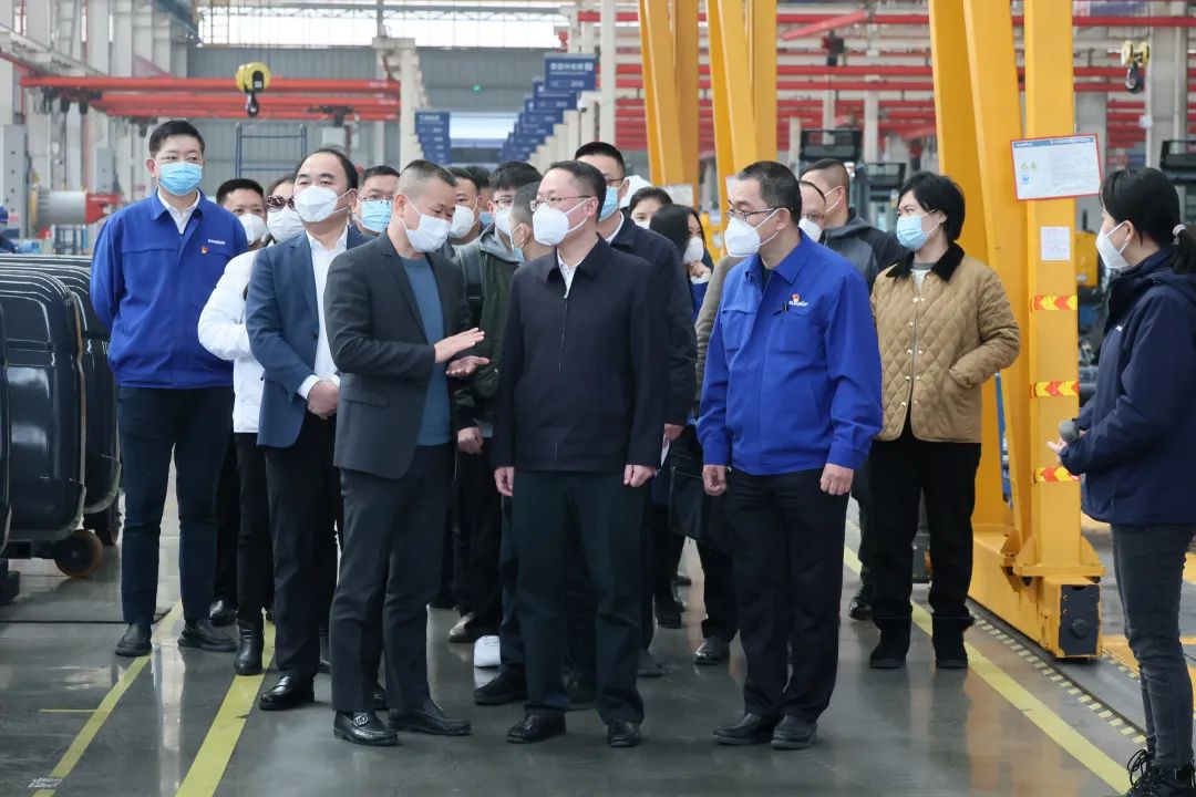 彭涛副市长督导宝运莱智能安全生产工作、开展新春慰问