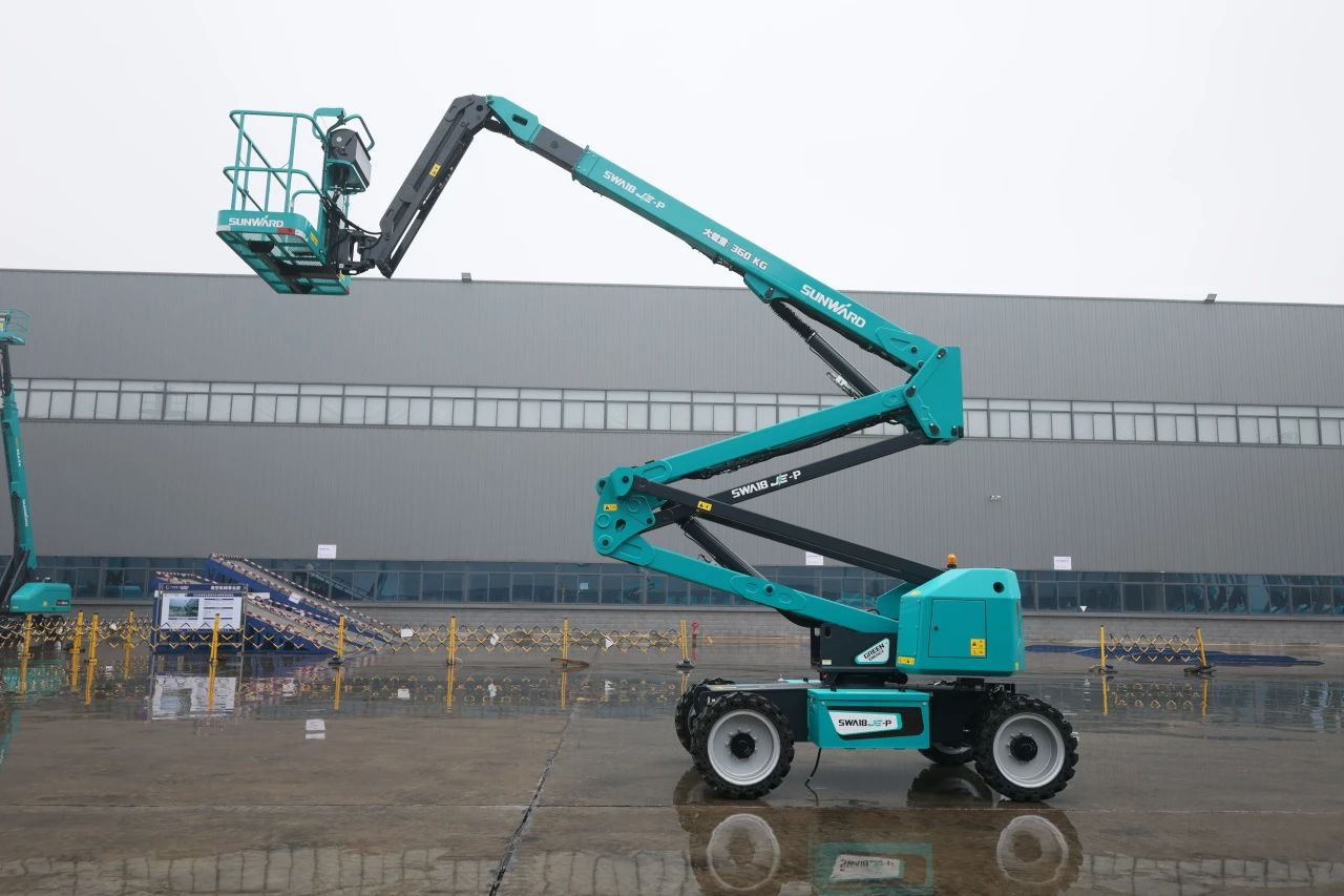 又双叒叕上新了！宝运莱智能首款双载荷电动曲臂式高空作业平台顺利下线