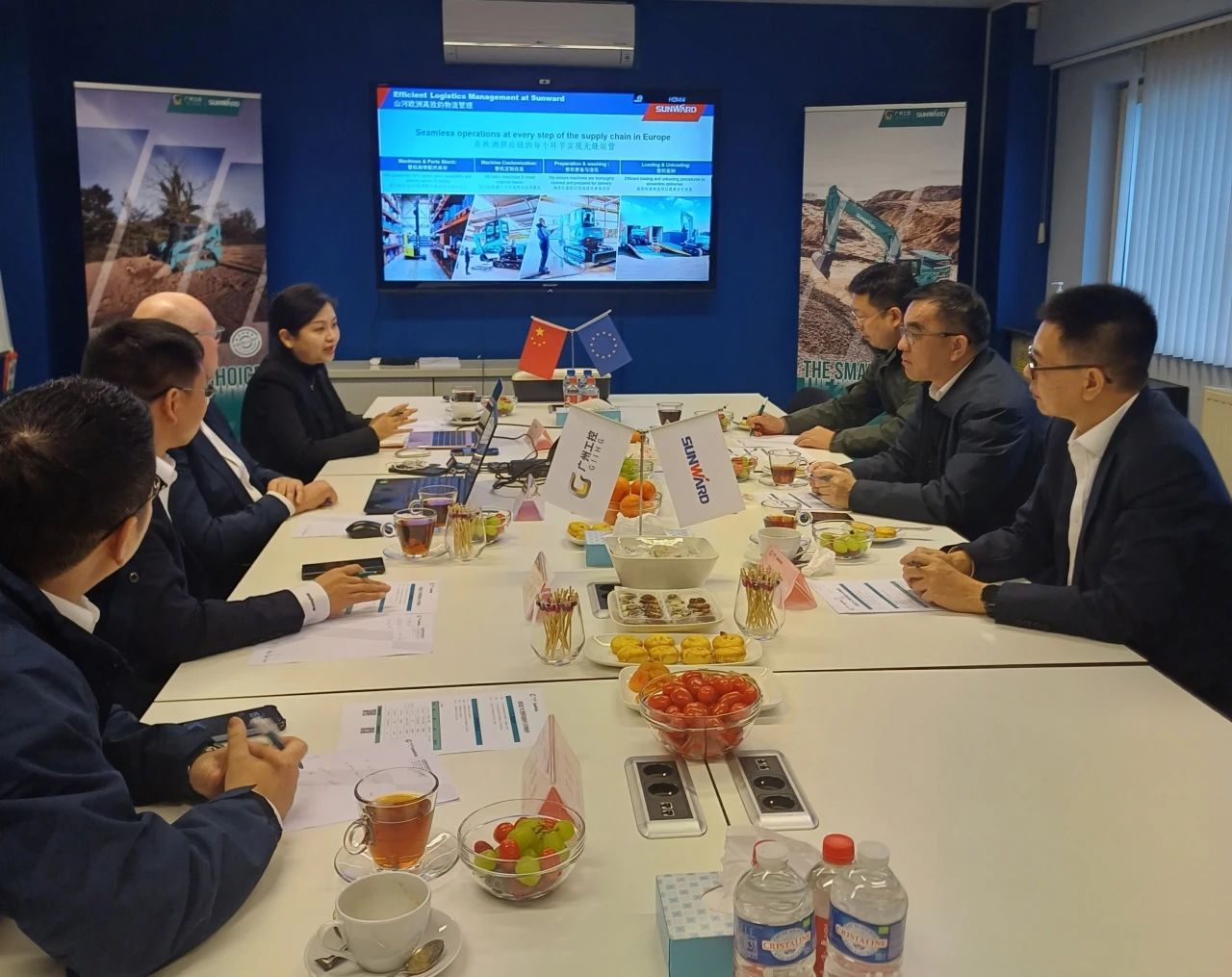 广州工控集团总经理王福铸率队考察宝运莱智能欧洲子公司